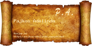 Pajkos Adelinda névjegykártya